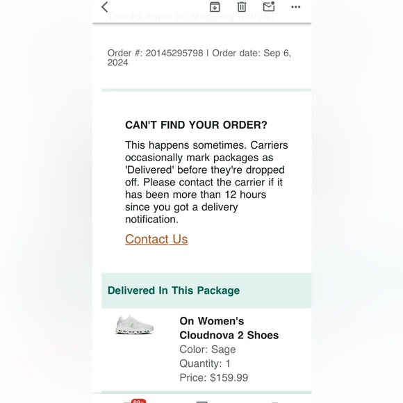 Oncloud size 8.5 like new shoes - Picture 4 of 4